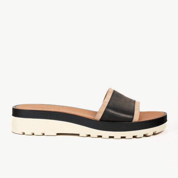 See by Chloe Robin Black Platform Slide Sandals - Picture 2 of 10